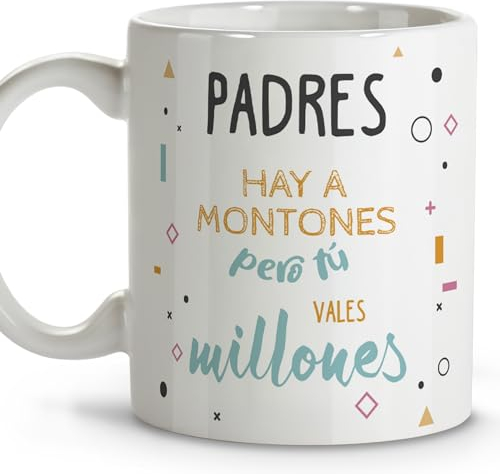 LolaPix Regalos dia del padre. Tazas de cafe. Día del padre regalos. Regalos para padres. Taza cerámica 330 ml.