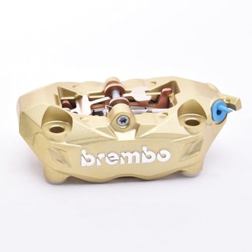 Brembo pinza freno radiale monoblocco destra anteriore M432B oro interasse 100mm