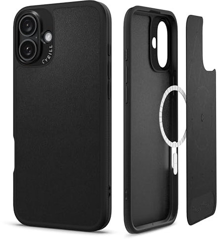 CYRILL von Spigen Kajuk Mag Hülle Kompatibel mit iPhone 16 (2024) - Black