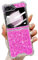 LCHULLE Designed for Samsung Galaxy Z Flip 6 Case,Girls Women Glitter Paillette Bling Cute Bumper Phone Case,Ultra-Thin Sparkle Shockproof Cover for Samsung Z Flip 6 5G(2024)-Hot Pink