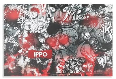 REDCHAMBER Comedy Sports Hajime No Ippo Anime-Rolle, Makunouchi, Ippo, Poster, Wandkunst, Poster, Leinwanddruck, Poster, Kunstwerke, Raumdekoration, 40 x 60 cm