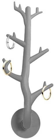 Earring Holder Organizer,Tree Shaped Heavy Duty Wall Jewelry Branch Hooks - Necklace Holder Jewelry Organizers and Storage Strong Load-Bearing Capacity, Wall Mounted for Kitchens, Bathrooms, Behind