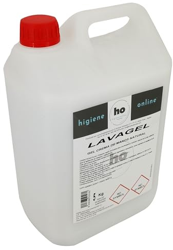 HO Higiene Online | Jabón de Manos 5 Litros | Gel de Manos para Uso Profesional (Gel Crema Nacarado 5 Litros)
