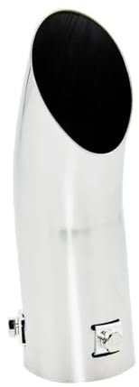 59 Mm Edelstahl Auto-SUV Hinterauspuffrohr Endschalldämpfer 185 Mm Blende Auspuffblende