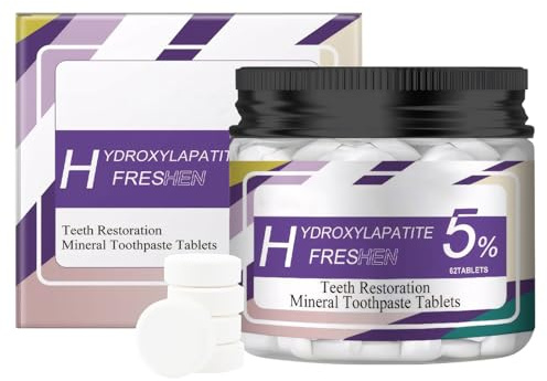 1 Flasche Hydroxylapatit Zahnpasta Zahnputztabletten Zahnpasta Hydroxylapatit Tabletten Hydroxyapatite Zahnpasta Toothpaste Zahnpasta Mit Hydroxylapatit Toothpaste Tablets Etwa 62 Tabs