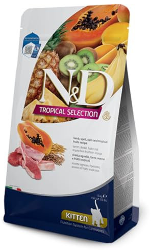Farmina, N&D Tropical Selection, Lamm & tropische Früchte, Katze Kitten, 1,5 kg