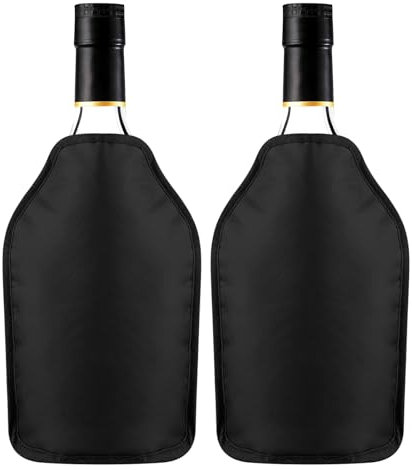 2er Set Flaschenkühler Manschette, Kühlmanschette Für Weinflaschen, Weinkühler Manschette, Flaschenkühler Für Unterwegs, Wein Kühlmanschette, Die Perfekte Kühlmanschette Für Wein, Sekt, Champagner