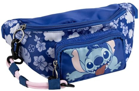 Disney Stitch Bauchtasche für Mädchen, Reisetasche, Taillentasche mit Stitch Design, Geschenk für Mädchen und Jugendliche