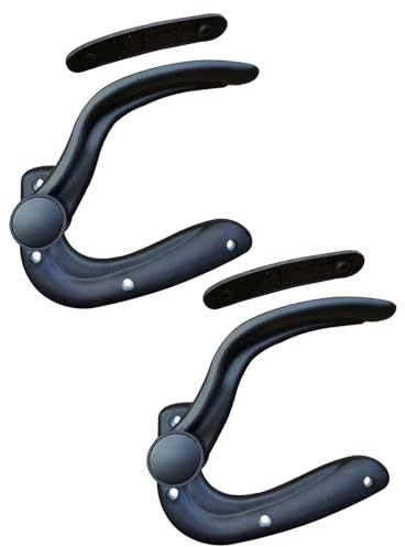Bürostuhl, verstellbare Armlehne, Paar mit Befestigungsschrauben und Komfortpolster, schwarzer Armstütze, Ersatz für Gaming- und Schreibtischstühle, 34 cm, Stil B