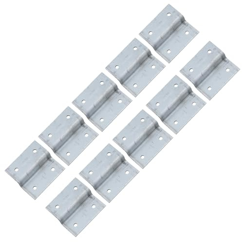 Z Panel Clip Wooden Gates Trellis Timber Wood Fence Post Security Bracket 10PK
