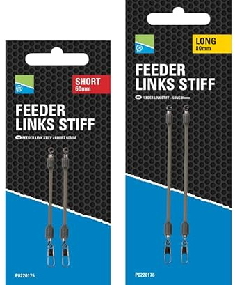 Preston Innovations Feeder Links Stiff Long 80mm (p0220176)