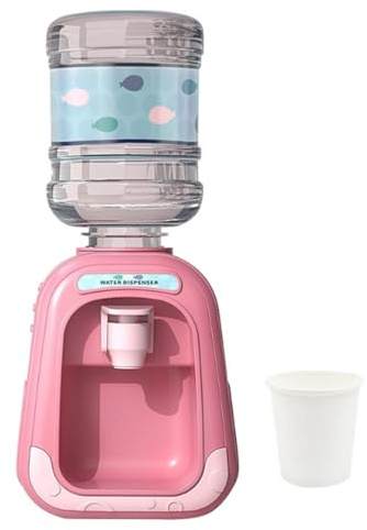 Mini Water Dispenser 190ml Kids Water Dispenser with Cup Simulation Tiny Drinks for Kids Toys, NO Battery Style2