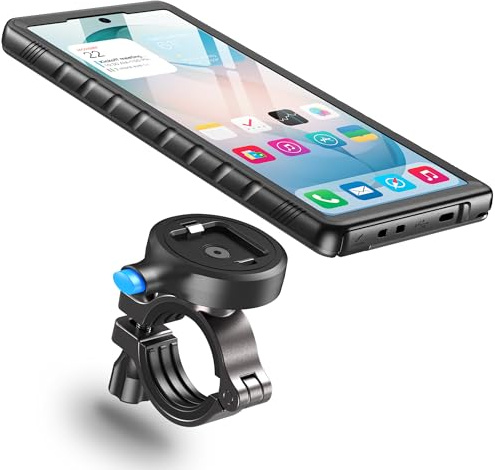 Cozycase Wasserdicht Handyhalterung Fahrrad Für Samsung Galaxy S26 Ultra | Anti-Diebstahl Hülle Handy Halter Motorrad Lenker Rennrad Mtb Ebike Bike Phone Holder Mount Fahrradhalterung IP68 Waterproof