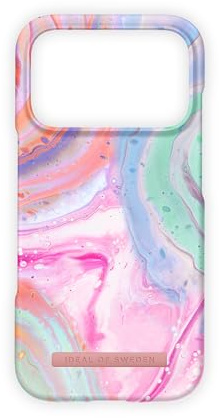 IDEAL OF SWEDEN Bedruckte iPhone 17 Pro Hülle – Pastell Marmor Design, Dünnes & Leichtes Case, Stoßfest & Stylisch Und Langlebig Für Optimalen Schutz Im Alltag