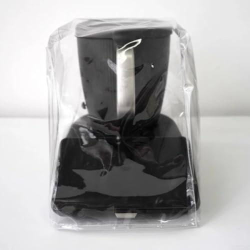 GLFLOW Transparente öl- und staubdichte Abdeckung für Thermomix für TM5 für TM6 für TM7 Küchenmaschine – PVC-Schutzhülle mit klarer Sicht und Fettbeständigkeit (A)