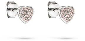 s.Oliver Kinder Schmuck – Ohrstecker aus Silber mit verschiedenen Herz, Schmetterling, Schleife & Hufeisen Designs – Fröhlich, Bunt & Stilvoll – Perfekte Geschenkidee