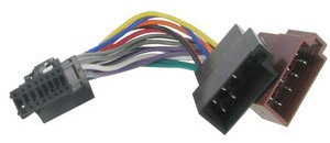 T1 Audio- T121PN05 - Pioneer Stereo Loom - 16 Pin to ISO Car Radio Leads