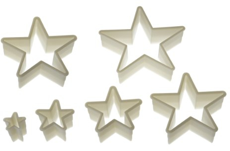 Silikomart Set de Cortapastas con Forma de Estrella