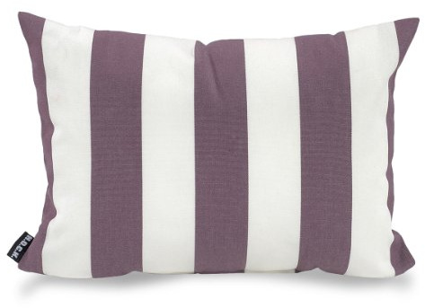 H.O.C.K. Kissen inkl. Füllung 40x30cm Outdoor Classic Streifen brombeer