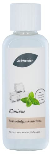 Saunabedarf Schneider - Aufgusskonzentrat, Saunaaufguss Eis-Minze 250ml