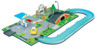 Jouet De Premier Age Robocar Aire De Jeu Station Service