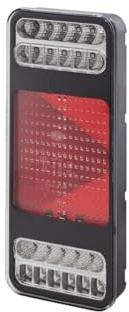 HELLA 2VP 345 900-331 Rearlight - Coluna - 12V - mounting/Bolted - Lens Colour: Crystal clear - left - Quantity: 1