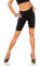 FUTURO FASHION Womens Over Knee Leggings Cotton Rich 1/2 Ladies Leggings Solid Cycle Shorts for Women UK Short Leggings Breathable Elastic Comfortable Sport Casual Cycling Pants I Sizes 8-28 UK Black