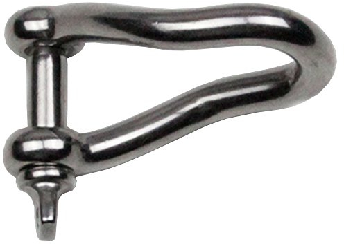 20 Stück Schäkel D=10 gedreht, Edelstahl A4