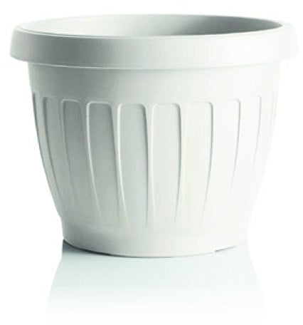 Bama BAM483 Vaso Fiori Terra, Bianco, 40 cm