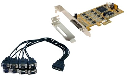 EXSYS EX-45368 Interne serielle Schnittstelle Adapter – Karten und Schnittstellenadapter (PCIe, Serie, Low Profil, RS-232/422/485, PC, CE)