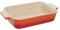 Le Creuset, Plat Rectangulaire en Céramique, 18 x 13 cm, pour 2 Portions, Volcanique