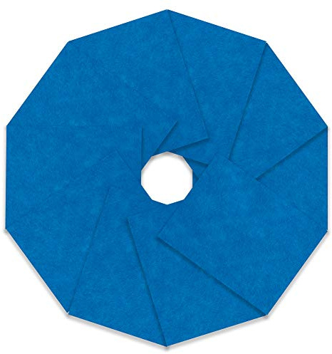 Trimits Craft Felt, 10 Pack, Crystal Blue, 23 x 30cm