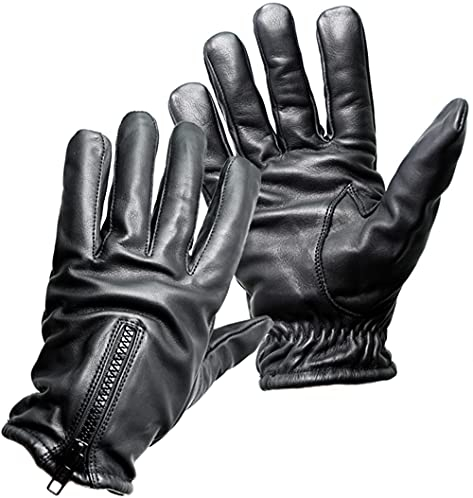 SDG Security-Handschuhe mit Level-5 Schnittschutz, Reißverschluss, Echtleder, Größe XXL
