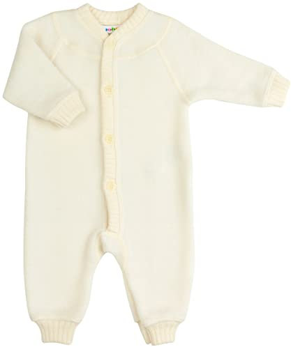 Wollvlies Kinder Overall l-Natur-9-18m