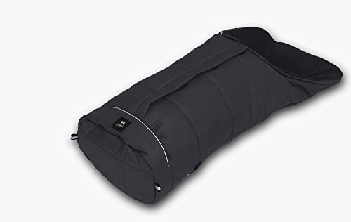 Best For Kids Fußsack Prinz Winterfußsack für Kinderwagen mit Antirutsch Material Super Qualität (Schwarz)