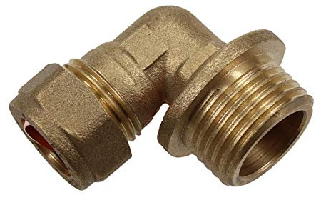 Compressione parallela, 15 mm x 3/4 maschio gomito