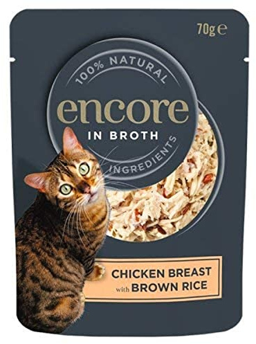 Encore Chicken With Brown Rice Cat Pouch, 70g