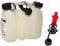 Kombikanister natur 3+1,5 Liter PLUS Einfüllsystem rot & Ausgiesser Doppelkanister