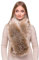 Futrzane Classic Schal - Pelz Schal Damen - Winter Fellkragen Lang Fellschal (One Size, Hellbraun Classic)