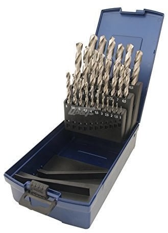 HSS-G Spiralbohrer geschliffen in Sets, Modell:1.0 - 10.0 mm po 0.5 mm