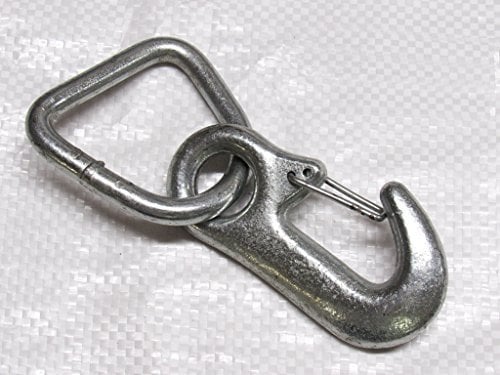 3.5 Ton Zinc Plated Winch Eye Hook with Dee Ring
