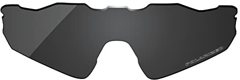 OOWLIT Ersatzgläser kompatibel mit Oakley Radar EV Path Sonnenbrille, Schwarz (Black Combine8™ Polarized), Einheitsgröße