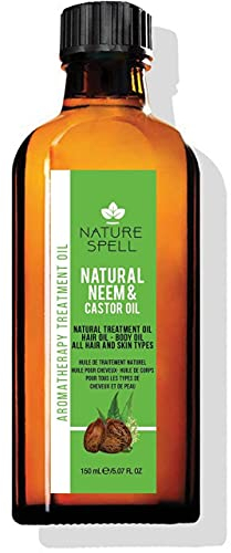 Nature Spell Neem & Rizinusöl für Haar und Körper, 150 ml