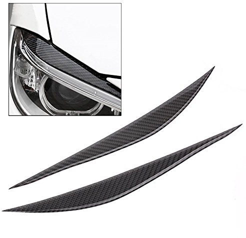 GZYF Karbonfaser-Abdeckung für Scheinwerfer und Augenbrauen, für BMW 3er-Serie F30 2013 2014 2015 2016 2017