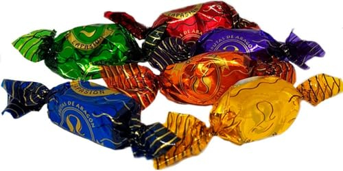 Frutas de Aragon con Chocolate | Fruta Confitada Bañada en Cobertura de Chocolate | Frutas Confitadas de Gran Conservación |