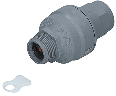 Sicherheitsventil Waterblock 3/4 Zoll mit Durchflussmengenmesser für Zulaufschlauch Waschmaschine Geschirrspüler Eltek 100041