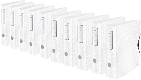 Leitz Wow Schreibtisch Accessoires Ablage Paket schwarz weiß (Ordner Paket, Weiß │ Grau)