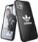 adidas Phone Case Designed for iPhone 12, Drop Tested Cases, Shockproof Raised Edges, Originals Protective Cover, Black