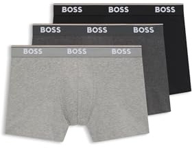 BOSS Herren Mix&Match T-Shirt R Regular-Fit T-Shirt aus Stretch-Baumwolle mit Kontrast-Logo