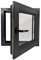 ECOPROF Kellerfenster | Langlebiges Kunststoff-Fenster | Maße 60x60 cm (600x600 mm) | Dreh-Kipp Fenster DIN Rechts | Farbe: Anthrazit (beidenseitig) | 70mm Profil